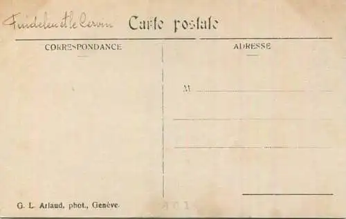 Findelen - Foto-AK - Edition G. L. Arlaud Geneve