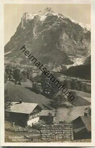 Grindelwald - Das Wetterhorn - Foto-Ansichtskarte - Verlag Photo-Suisse Grindelwald