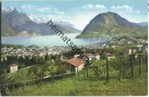 Lugano - Monte San Salvatore e Generoso - Verlag E. Goetz Luzern