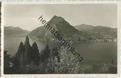 Lago di Lugano - Morcote - Foto-Ansichtskarte - Edition Alfredo Finzi Lugano