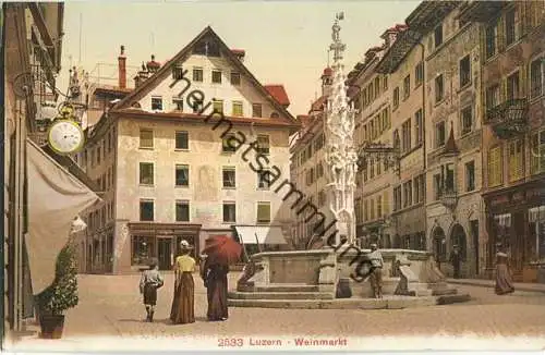 Luzern - Weinmarkt - Edition Photoglob Co. Zürich