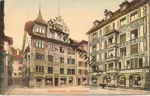 Luzern - Hirschenplatz - Edition Photoglob Co. Zürich