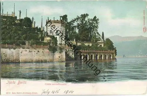 Isola Bella - Costa meridionale - Verlag Gebr. Wehrli Kilchberg ca. 1900