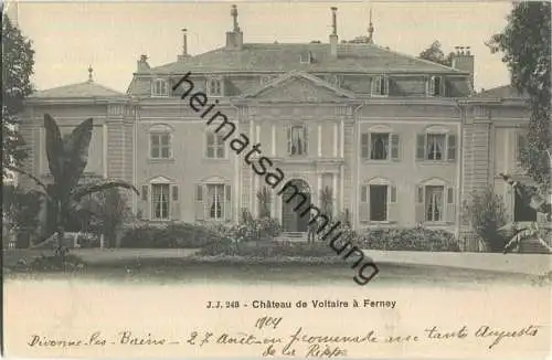 Chateau de Voltaire a Ferney - Edition Jullien freres Geneve ca. 1900
