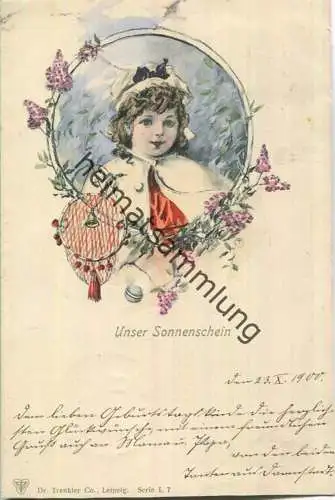 Mädchen - Unser Sonnenschein - Verlag Trenkler Co. Leipzig