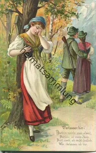 Verlassen bin i.... ca. 1900 - Jäger