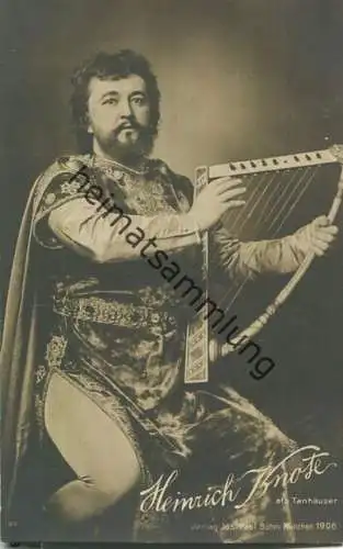 Heinrich R. Knote - Deutscher Opernsänger (Tenor) - Verlag Jos. Paul Böhm München