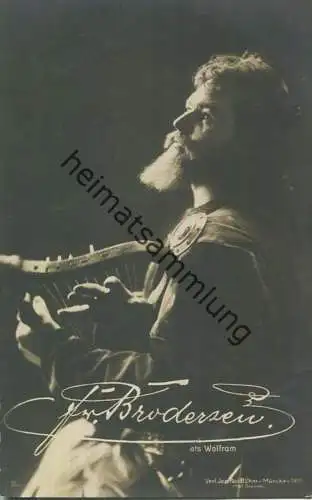 Friedrich Brodersen - Deutscher Opernsänger (Bariton) - Verlag Jos. Paul Böhm München