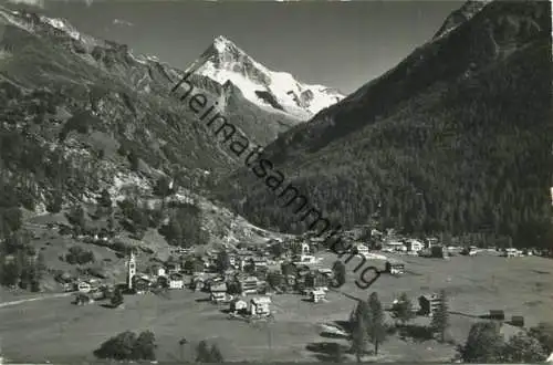 Les Hauderes - Foto-AK - Verlag Gyger & Klopfenstein Adelboden gel. 1959