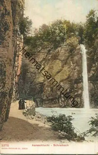 Aareschlucht - Schraibach - Edition Photoglob Co. Zürich