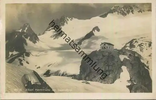 Albert Heim Hütte am Galenstock - Foto-AK - Verlag Wehrli AG Kilchberg gel. 1928