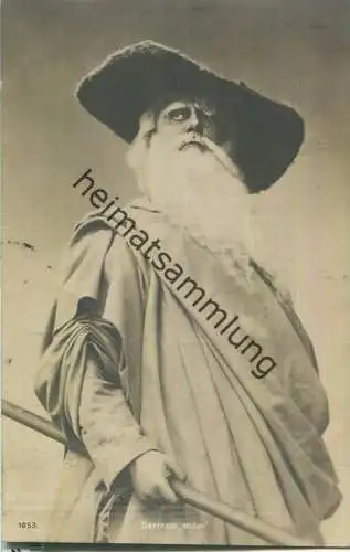 Theodor Bertram als Wotan - Deutscher Opernsänger (Bariton)