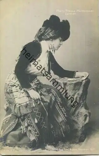 Margarete Preuse-Matzenauer - Opernsängerin (Mezzosopranistin) - Verlag Jos. Paul Böhm München