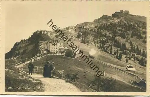 Rigi-Staffel - und Kulm - Foto-AK - Verlag Wehrli AG Kilchberg
