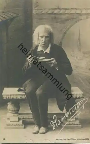 Dr. Raoul Walter - Deutsch-Österreichischer Opernsänger (Tenor) - Verlag Jos. Paul Böhm München