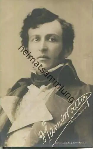 Dr. Raoul Walter - Deutsch-Österreichischer Opernsänger (Tenor) - Verlag Jos. Paul Böhm München