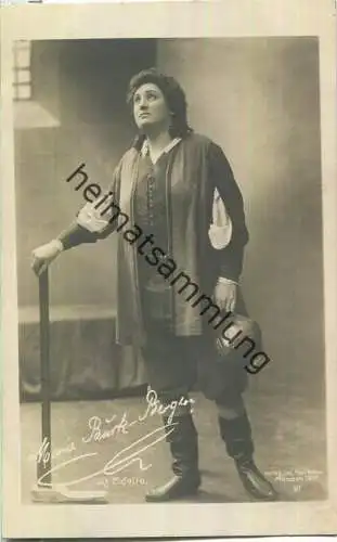 Marie Burk-Berger - Fidelio - deutsche Opernsängerin (Sopran) - Verlag Jos. Paul Böhm München 1907