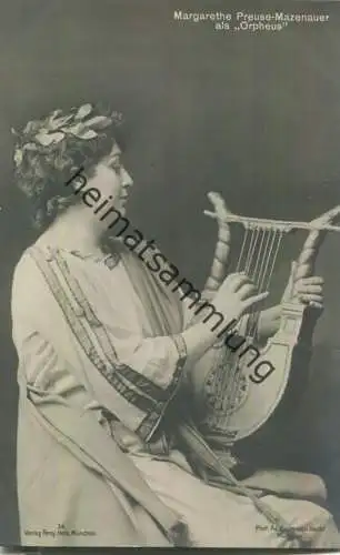 Margarethe Preuse-Mazenauer - Deutsche Opernsängerin - Verlag Percy Hein München