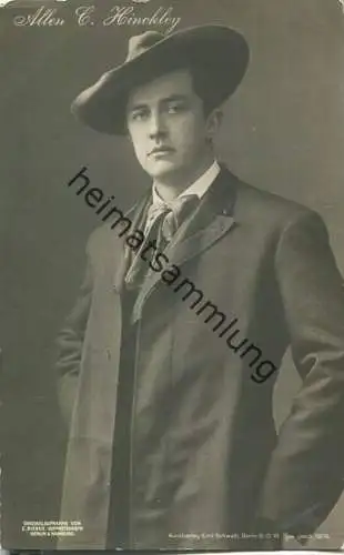 Allen C. Hinckley - Amerikanischer Opernsänger - Bass - Verlag Emil Schwalb Berlin