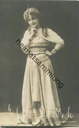 Ella Tordek - Ella Tvrdkova - Pamina - tschechische Opernsängerin (Sopran) - Verlag Emil Schwalb Berlin