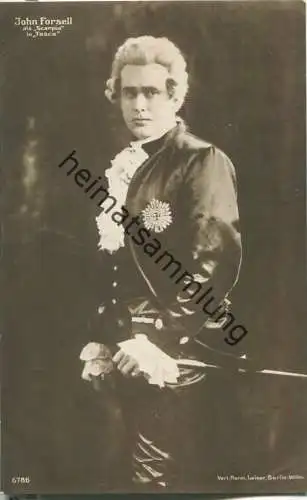 John Forsell - Schwedischer Opernsänger (Bariton) - Verlag Herm. Leiser Berlin