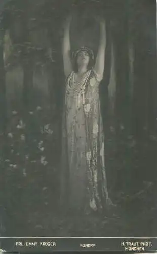Emmy Krüger - Kundry - Deutsche  Opernsängerin (Sopran) - Verlag H. Traut München