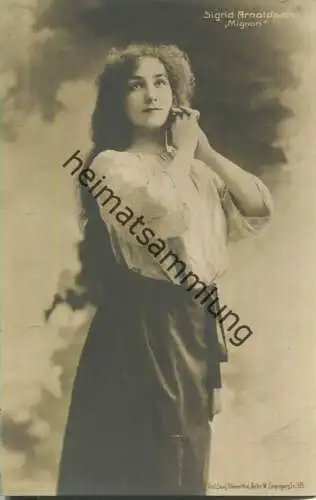 Sigrid Arnoldson - Mignon - Schwedische  Opernsängerin