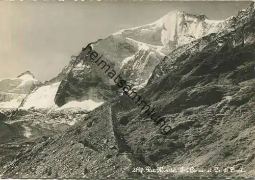 Zinal - Ret Mountet - Grand Cornier et Piz Zinal - Foto-AK Grossformat - Verlag Hartmann Thalwil