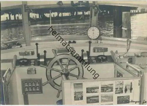 M.B. Feldkirch - Führerstand - Bodenseeschiffart der Österreichischen Bundesbahnen