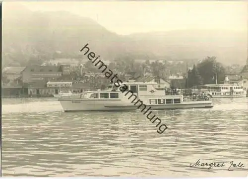 M.B. Feldkirch im Hafen von Bregenz - Bodenseeschiffart der Österreichischen Bundesbahnen