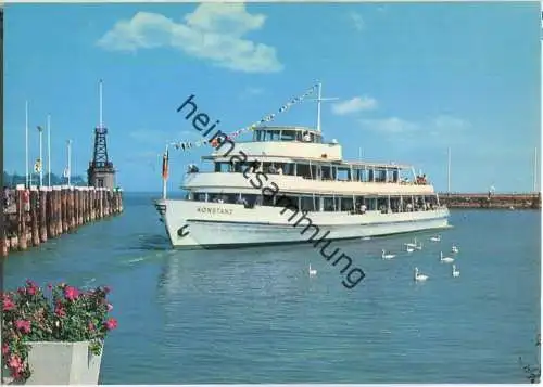 Motorschiff Konstanz de DB im Konstanzer Hafen - Verlag H. Bockelmann Langenargen