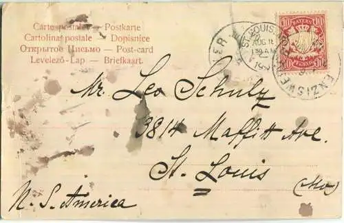 Gruss vom Bodensee - Dampfer Zähringen - Verlag Dr. Trenkler Co. Leipzig