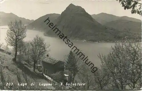 Lago di Lugano - San Salvatore - Foto-AK - Edizione Star Lugano - gel. 1955