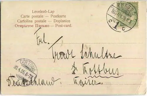 Csango leany - Csango Magyarin - Ungarische Mädchentracht - Verlag Dr. Trenkler & Co. Leipzig