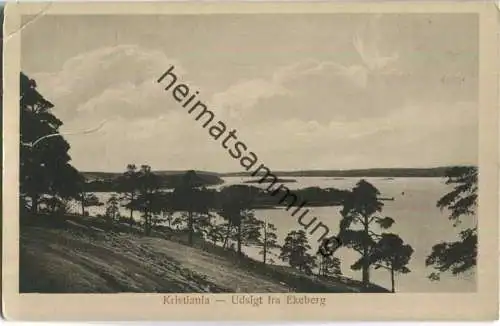 Kristiania - Udsigt fra Ekeberg