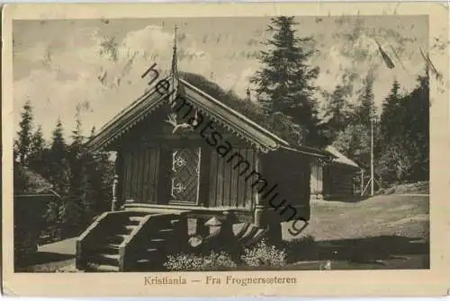 Kristiania - Fra Frognersaeteren