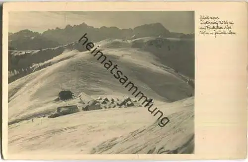 Blick vom Oisternig auf Feistritzer Alpe - Foto-AK - Verlag Franz Schilcher Klagenfurt 1939