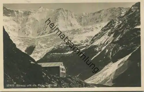 Bäregg und die Fiescherhörner - Verlag Wehrli AG Kilchberg - Rückseite beschrieben