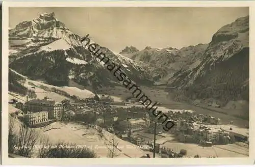 Engelberg mit Hahnen Spannörter und Titlis - Foto-Ansichtskarte - Edition Photoglob Zürich