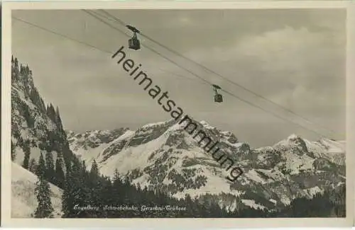 Engelberg - Schwebebahn - Gerschni-Trübsee - Foto-Ansichtskarte - Edition Photoglob Zürich
