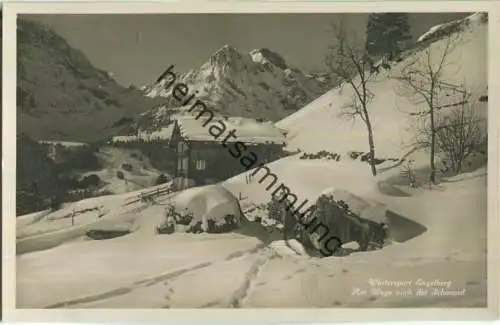 Engelberg - Am Wege nach der Schwand - Foto-Ansichtskarte - Verlag Robert Hess Engelberg