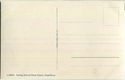 Engelberg - Am Wege nach der Schwand - Foto-Ansichtskarte - Verlag Robert Hess Engelberg