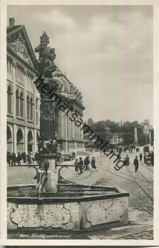 Bern - Kindlifresserbrunnen - Foto-Ansichtskarte - Edition Photoglob Zürich 30er Jahre