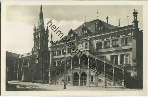 Bern - Rathaus - Foto-Ansichtskarte - Edition Photoglob Zürich 30er Jahre