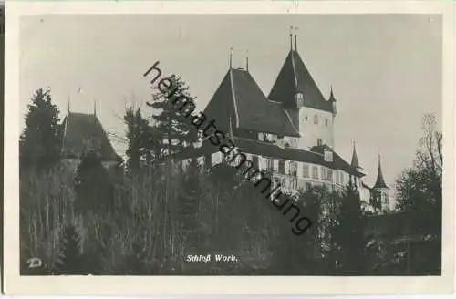 Worb - Schloss - Foto-Ansichtskarte - Verlag R. Deyhle & Cie Bern 30er Jahre