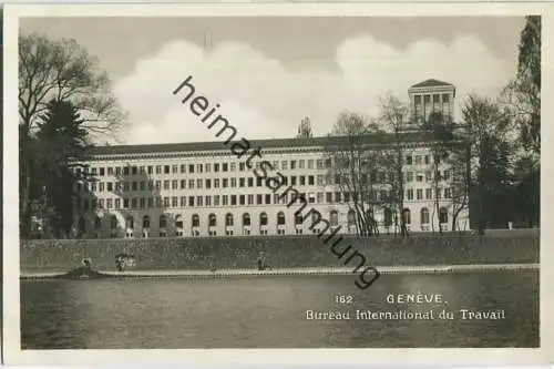 Geneve - Bureau International du Travail - Foto-Ansichtskarte - Edition O. Sartori Geneve 30er Jahre