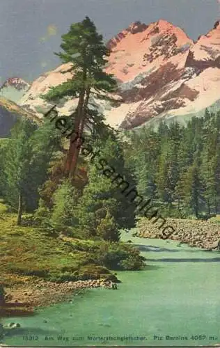 Am Weg zum Morteratschgletscher - Piz Bernina - Verlag Wehrli AG Kilchberg
