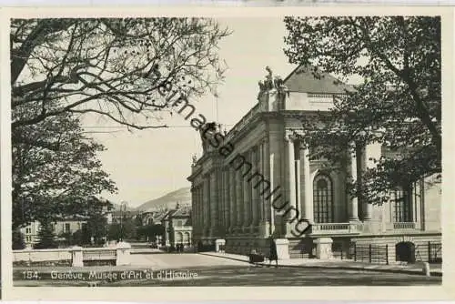 Geneve - Musee d'Art et d'Histoire - Foto-Ansichtskarte - Edition O. Sartori Geneve 30er Jahre
