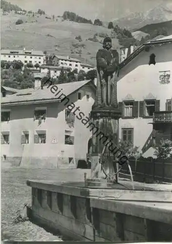 Scoul - Dorfpartie - Foto-Ansichtskarte - Verlag Feuerstein Schuls