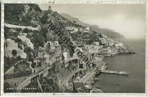 Amalfi - Panorama - Foto-Ansichtskarte - Ediz. G. Criscuolo Amalfi